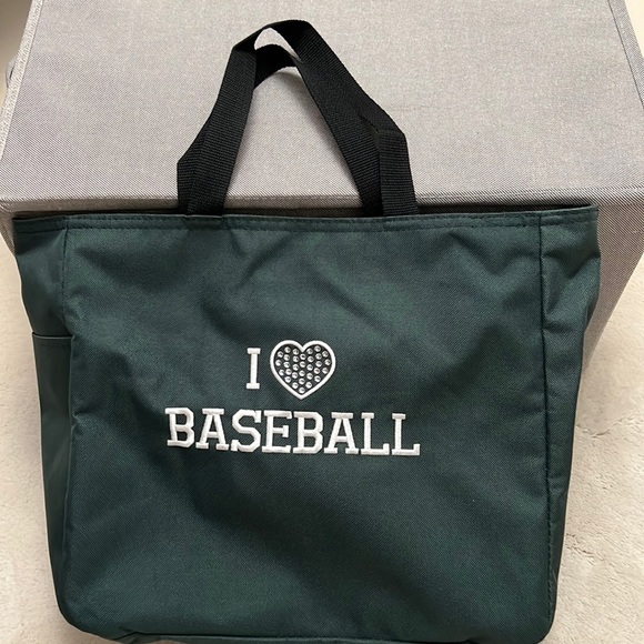 I Love Baseball Tote - Picture 1 of 6